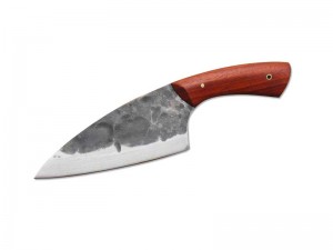 Vermillion handle. 5 1/2" blade.